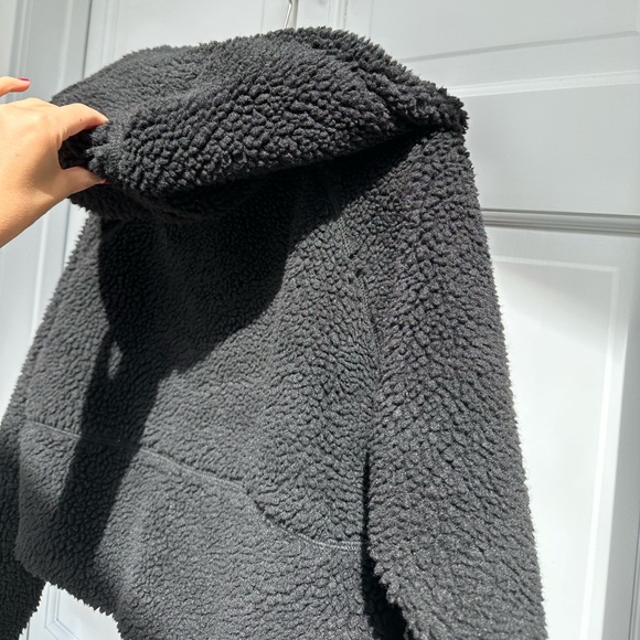 Yellow Label Co Black Zip Up Fleece Jacket - Picture 8 of 11